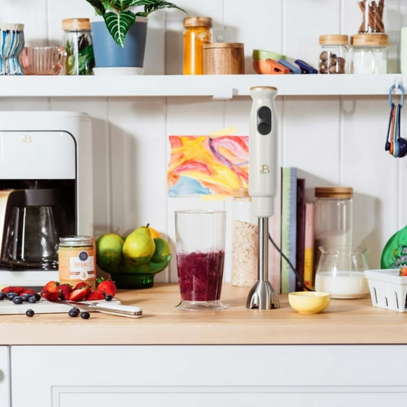 Beautiful Immersion Blender, 500ml Chopper & 700ml Measuring Cup, White Icing - Picture 5 of 12